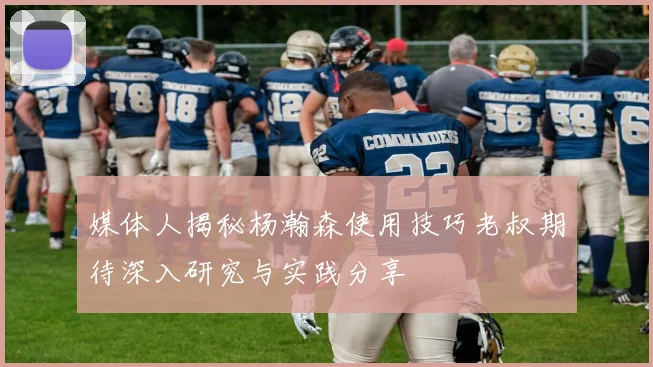媒体人揭秘杨瀚森使用技巧老叔期待深入研究与实践分享